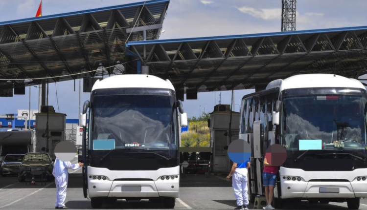 Dy autobusë ndalohen në Tabanoc, bënin transport ndërkombëtar pa dokumentacion