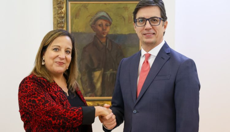 Presidenti Pendarovski u takua me eurodeputeten Garsia Perez