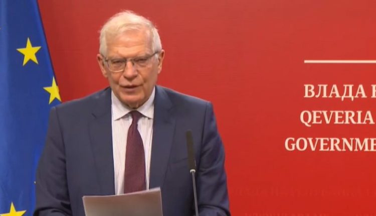 Borell: Anëtarësimi i Maqedonisë së Veriut në BE duhet të jetë qëllim i të gjithë partive politike