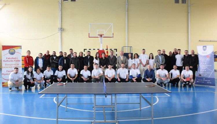 Në Universitetin e Tetovës u shënua Dita Ndërkombëtare e Sportit për Zhvillim dhe Paqe