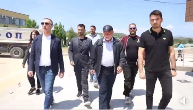 Grubi vizitoi objektin e përfunduar të poliklinikës në Saraj (VIDEO)