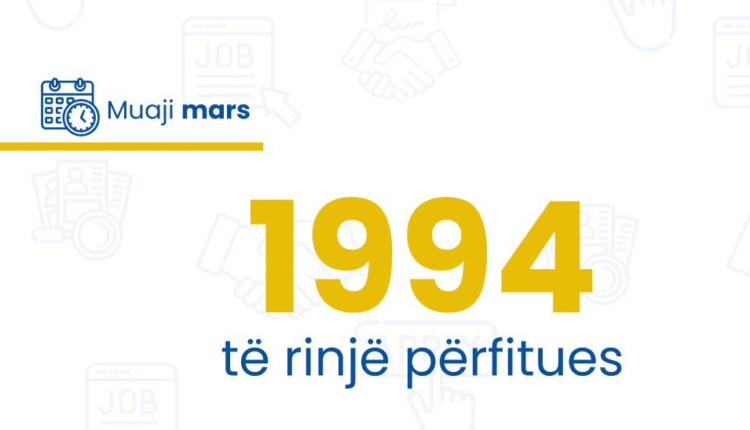 Superpuna: Vetëm në mars punësohen gati 2,000 të rinj