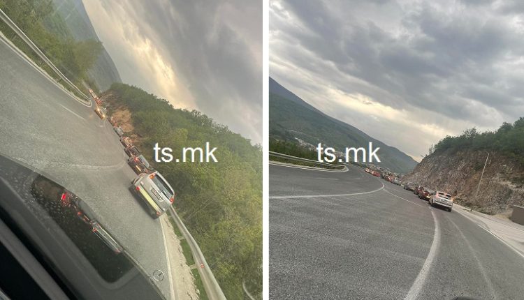 Mavrovë – Gostivar, 5 km kolona për 1 Maj (FOTO)