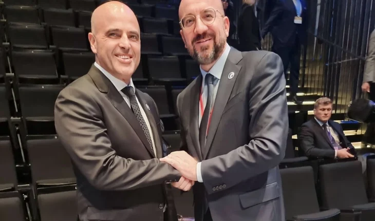 Kovaçevski në Rejkjavik u takua me Mishel, Makron dhe de Kru