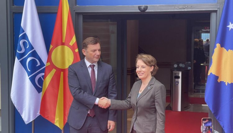 Gërvalla takohet me homologun nga Maqedonia e Veriut, Bujar Osmani