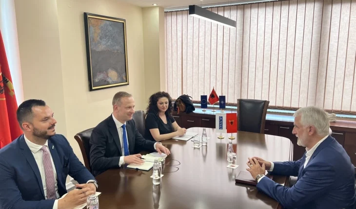 Thaçi takoi shefin e misionit të OSBE-së, ambasadorin Kilian Vall