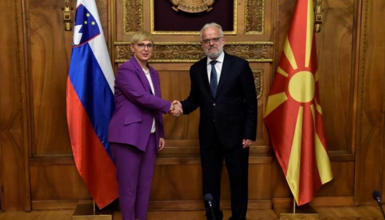 Xhaferi takoi presidenten e Sllovenisë