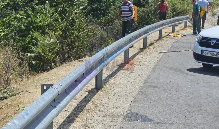 Zjarr në vendin “Markovo krushçe” në Vodno