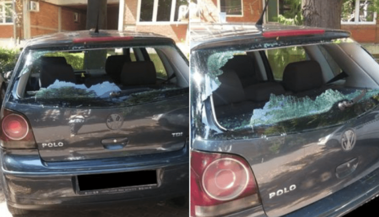 Demolohet vetura e zëdhënëses së VMRO-DPMNE-së