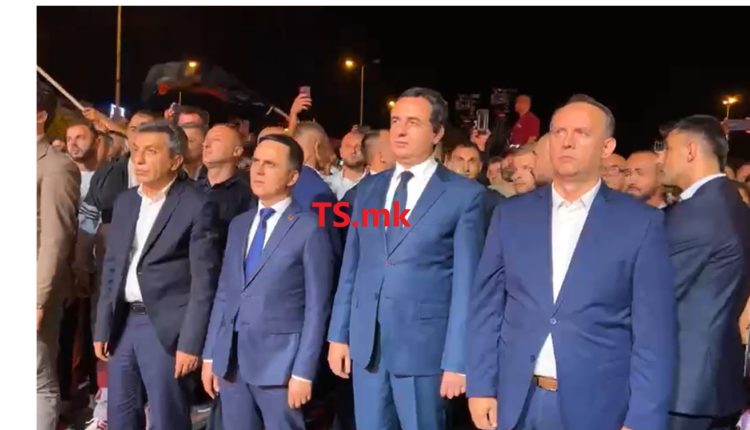 Kurti i mahnitur nga koncerti në Tetovë: Protokolli im nuk e ka parashikuar një tubim kaq të madh (VIDEO)