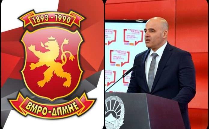 VMRO: Kovaçevski të mos e mbajë peng Maqedoninë, zgjedhjet janë e vetmja zgjidhje