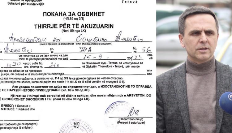 Bilall Kasami thirret në Gjykatën e Tetovës, ja pse