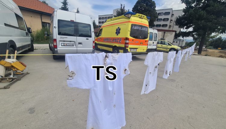 Protesta në Shkup për tragjedinë në modular në Tetovë, kërkohet drejtësi për viktimat