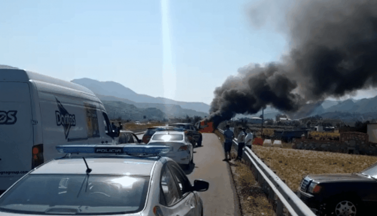 Digjet makina në autostradën Tiranë-Elbasan, dyshimet e para