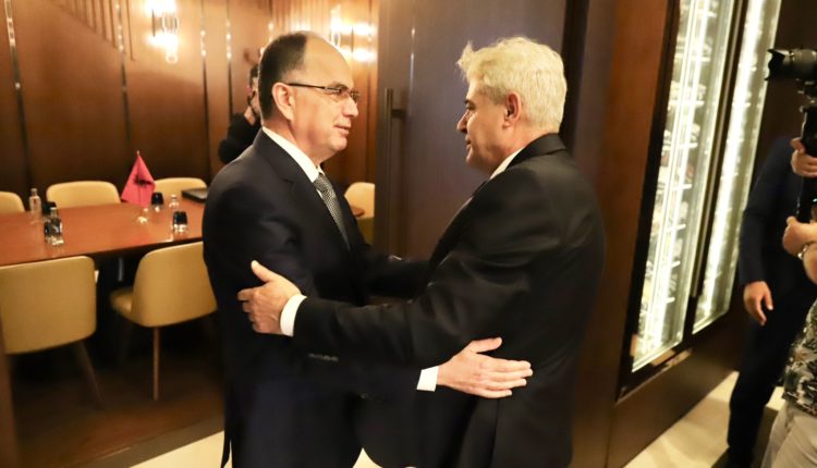 Ahmeti takoi Presidentin Begaj: E ardhmja e Shkupit dhe Tiranës është në BE