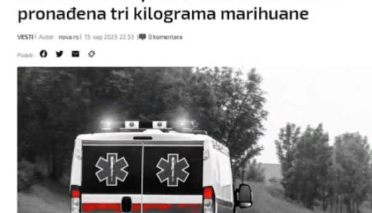 Keqpërdorimi i ambulancave nga Serbia, kapet një që i takon strukturave ilegale me narkotikë
