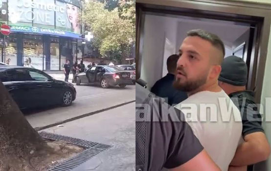 VIDEO/ Megaoperacioni me mbi 200 të arrestuar, dalin pamjet, momenti kur shoqërohet në polici një prej tyre