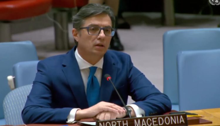 Pendarovski në Këshillin e Sigurimit/ Foli në debatin e hapur për ruajtjen e paqes dhe sigurisë ndërkombëtare