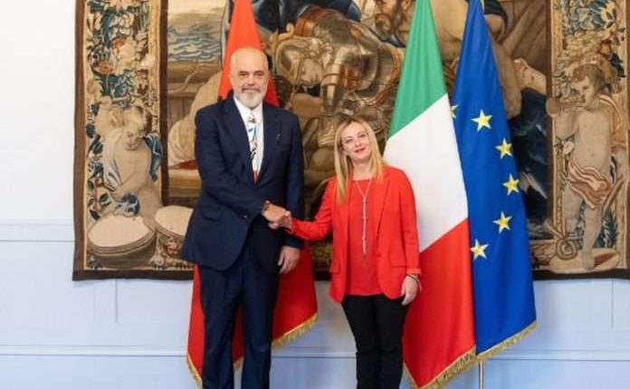 Meloni pret Ramën: Italia do të mbështesë fuqishëm integrimin europian të Shqipërisë