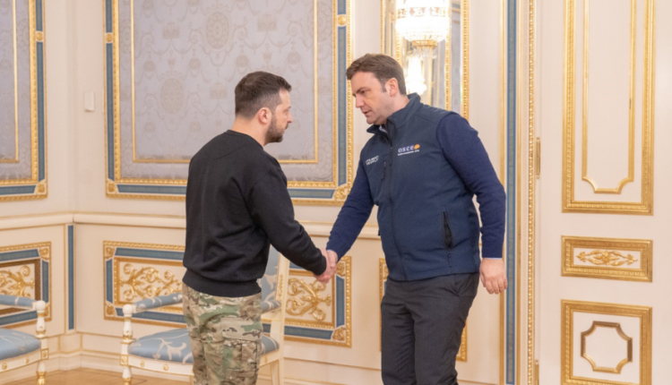 Osmani në cilësinë e Kryesuesit të OSBE-së sërish në Ukrainë: Në agjendë takime me kreun e shtetit dhe vizita në terren
