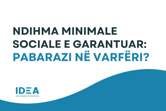 Instiuti IDEA: Shqiptarët dhe romët disproporcionalisht të përfaqësuar në kategori sociale