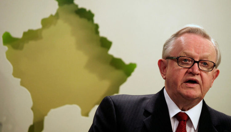 Osmani e liderë tjerë botërorë i japin lamtumirën e fundit ish-presidentit Ahtisaari