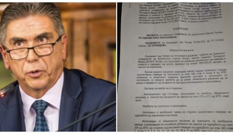 Gjykata vendosi: Abdylmenaf Bexheti humb përball TetovaSot