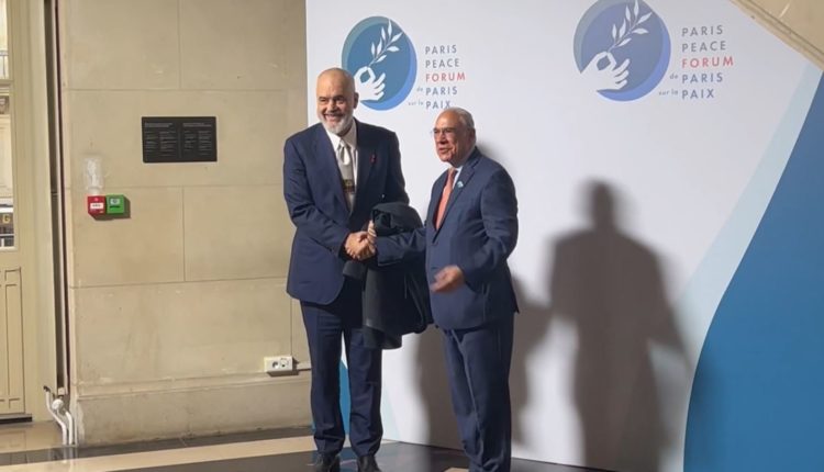 Rama në Paris, mbërrin në Forumin e Paqes