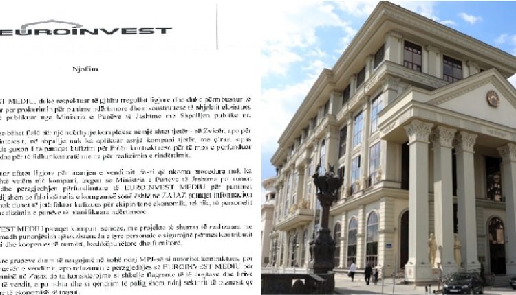 Kompania nga Zajazi “Euroinvest” reagon ndaj MPJ-së për zvarritjen e tenderit për rikonstruimin e godinës diplomatike në Cyrih