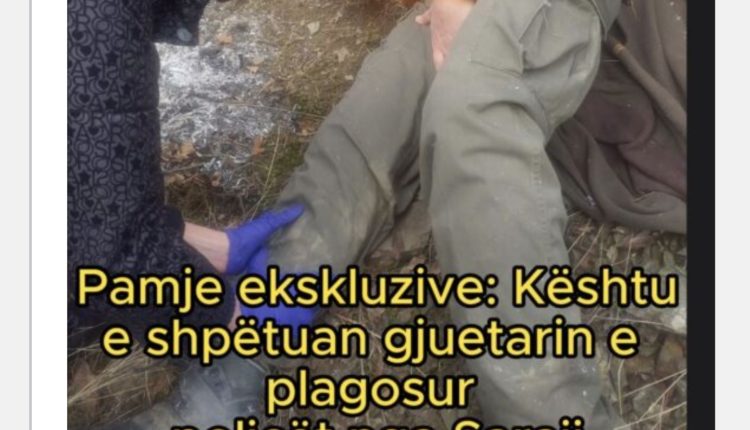 Pamje ekskluzive: Kështu e shpëtuan gjuetarin e plagosur policët nga Saraji
