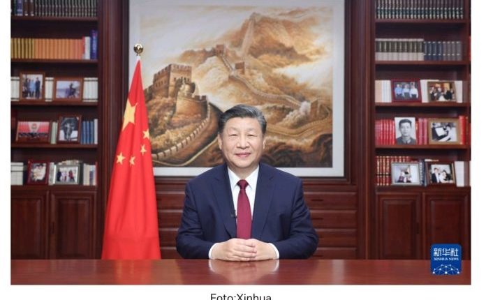 Mesazhi i Vitit të Ri, Xi Jinping-u uron paqe dhe qetësi për botën