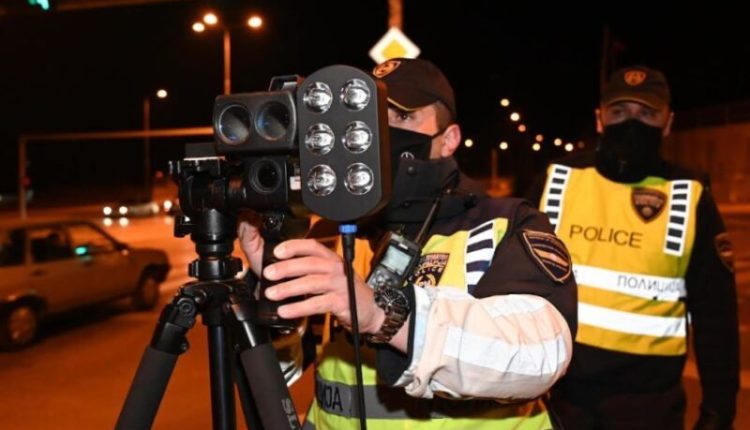 Shqiptohen 242 masa në Shkup, 33 masa për tejkalim të shpejtësisë