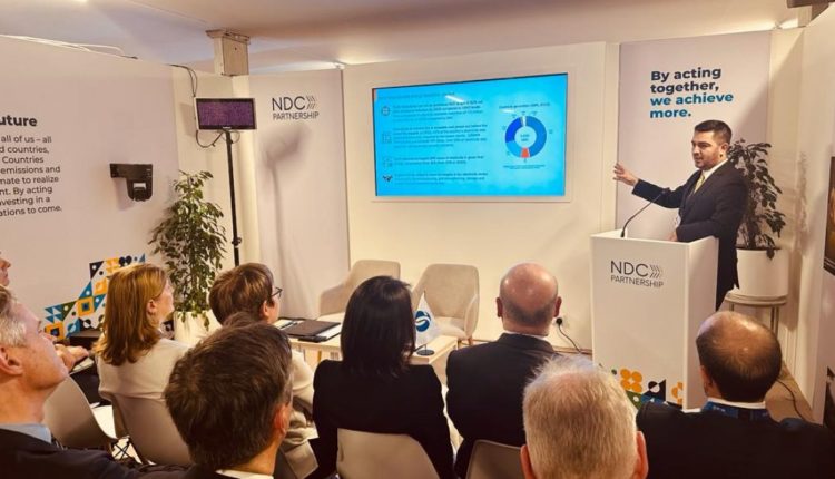 Bekteshi prezanton Platformën e Investimeve në COP28 për Tranzicionin e Energjisë në Maqedoninë e Veriut
