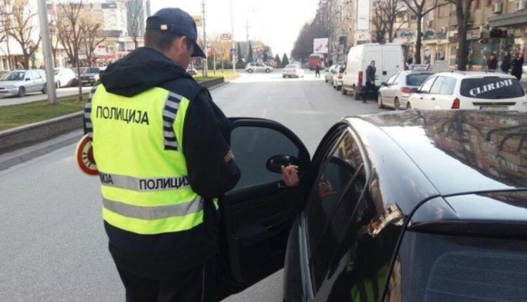 Shqiptohen 130 masa në Shkup, tetë masa për tejkalim të shpejtësisë