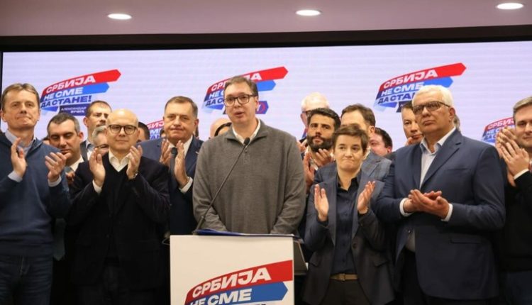 Zgjedhjet në Serbi, Vuçiç shpall fitore