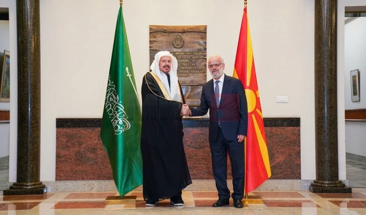 Xhaferi u takua me kryetarin e Kuvendit të Arabisë Saudite, Muhamed Al Sheikhin