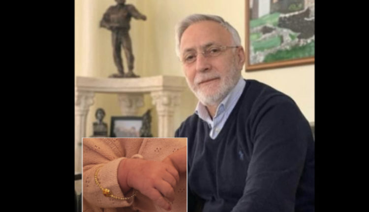 Jakup Krasniqi bëhet gjysh për herë të parë, mbesa e tij merr emrin Toskë