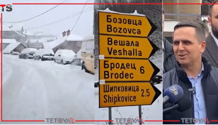 Fshatrat e Malësisë së Tetovës të pakalueshme, Bilall Kasami i lutet Zotit prit edhe pak tenderin! (VIDEO)