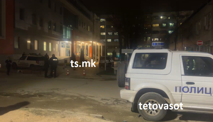 Përleshje e armatosur në Spitalin e Tetovës, dy persona plagosen rëndë (VIDEO)