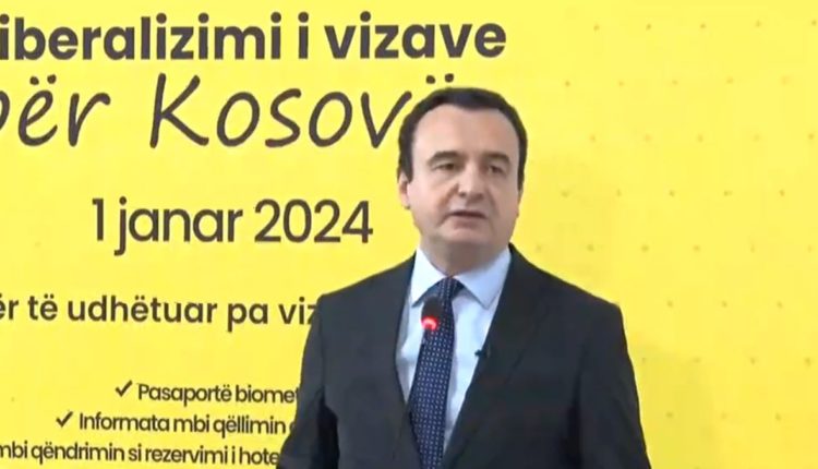 Kurti shkruan për vizat, Spanjën, targat, pagesën e rrymës në veri: Falënderoj qytetarët për mbështetje