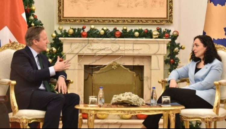 Osmani takohet me Cameron, ҫfarë u diskutua