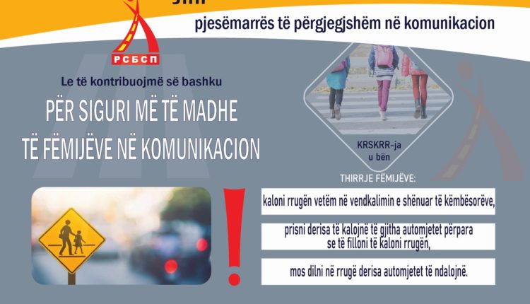 Për sigurinë e fëmijëve në komunikacion
