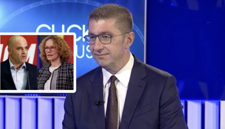 “Kovaçevski ka thënë se Radmilla Shekerinska do të jetë kandidat i LSDM-së për president” – tha Mickoski