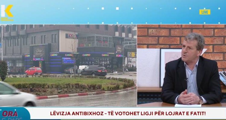 Abdiu nga Lëvizja Anti-bixhoz: Presim që nesër të votohet ligji për lojërat e fatit dhe të merr mbi 61 vota
