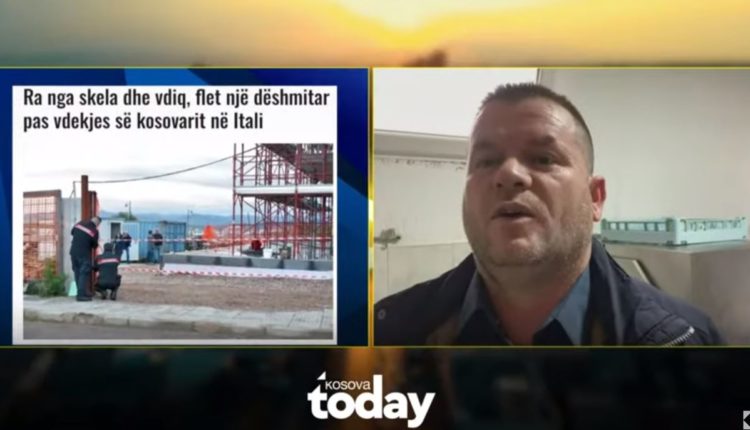 Flet vëllai i 43-vjecarit të vdekur në Itali: Nuk ishte në punë aty shkoi për vizitë (VIDEO)