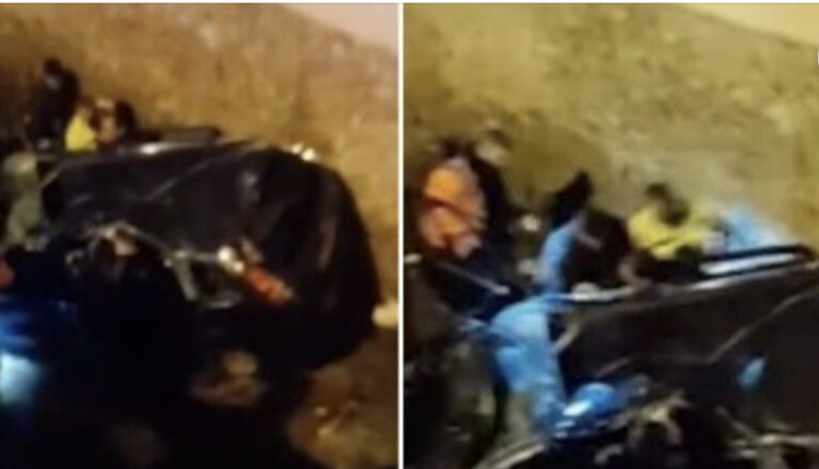 Aksident i rëndë në rrugën Gostivar-Kërçovë, del nga rruga dhe përfundon në lumë (VIDEO)