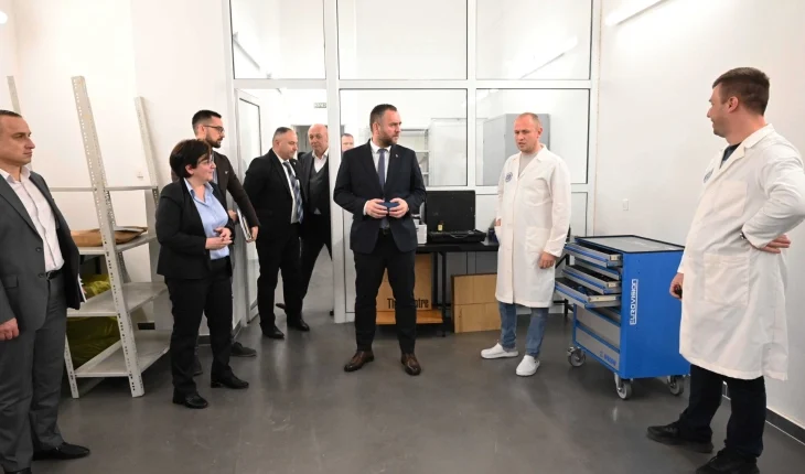 Toshkovski për vizitë të Departamentit për ekzaminime forenzike pranë MPB