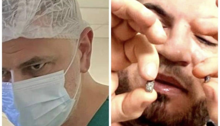 Pas 23 vitesh luftëtarit të UÇK-së i hiqen copëzat e eksplozivit. Falenderon dr. Ilir Hasanin për operacionin e suksesshëm