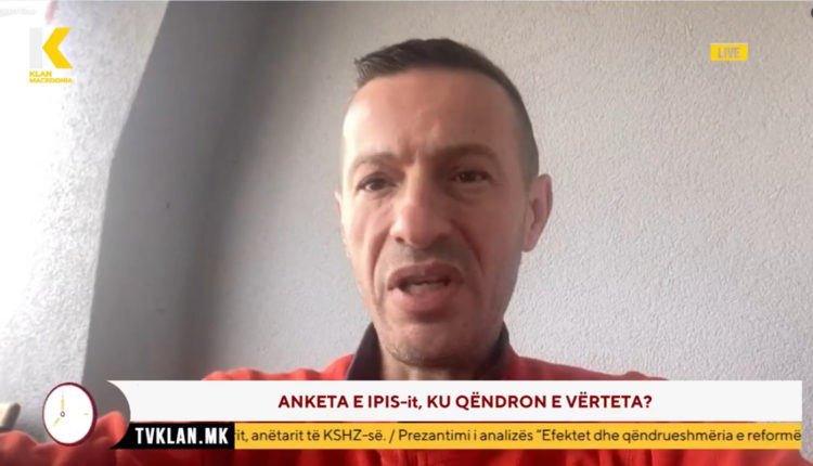 Bozhinovski: Anketa e fundit e IPIS e postuar nga opozita shqiptare është e rrejshme, false!