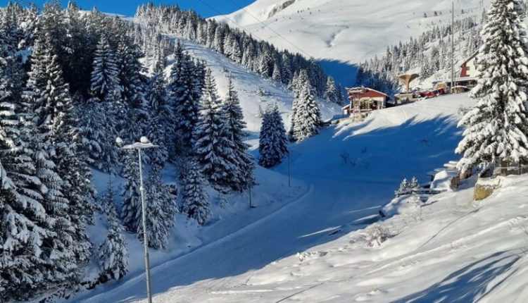Borë dhe ulje drastike të temperaturave, Kodra e Diellit zbardhet nga dëbora